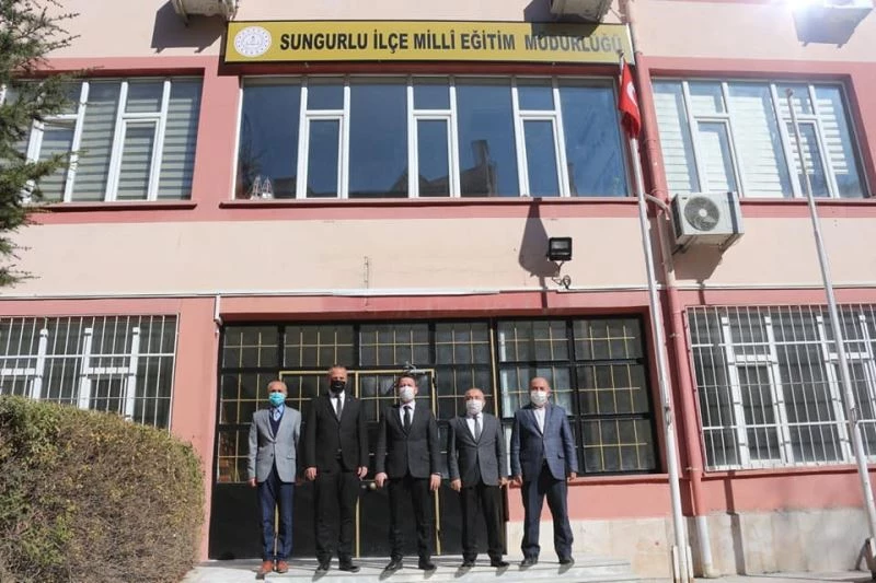 Kaymakam Görmüş kurumlarda incelemelerde bulundu
