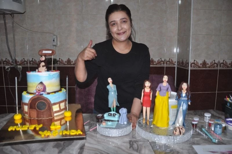 Evinin mutfağını atölyeye çeviren kadın yurtdışından da sipariş alıyor
