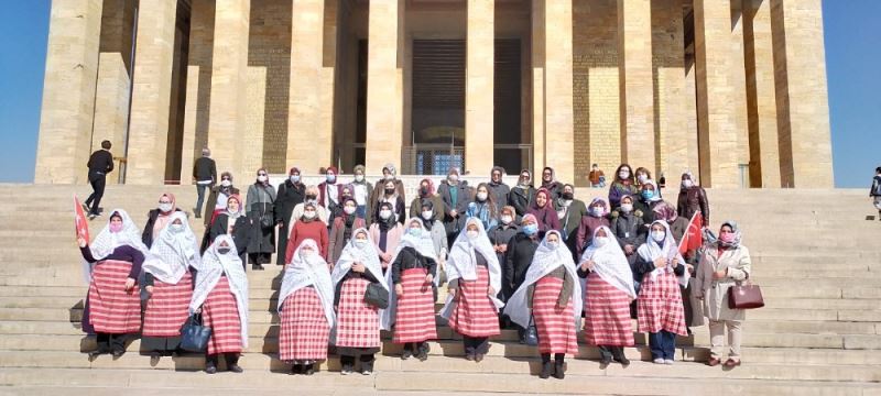 Devrekanili 65 kadın, Ankara’yı gezdi
