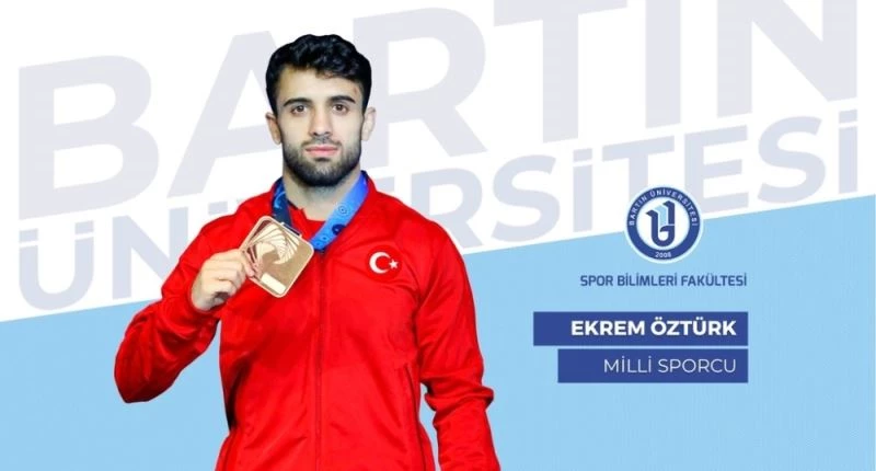 Bartın Üniversitesi öğrencisi Ekrem Öztürk, Milli Takım seçmelerinde şampiyon oldu
