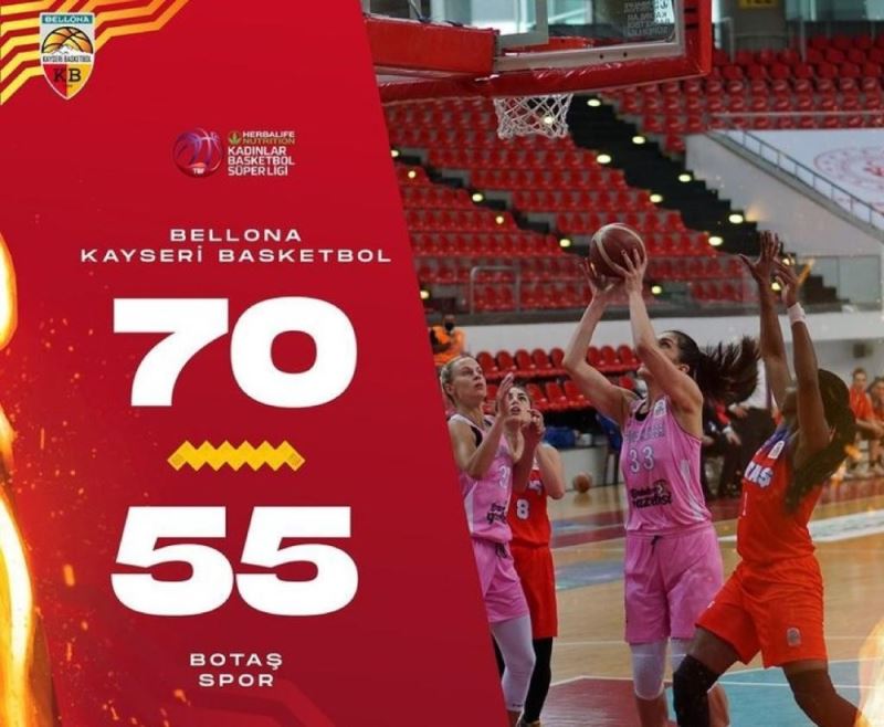 Bellona Kayseri Basketbol’da 5 oyuncu çift haneli sayılara ulaştı
