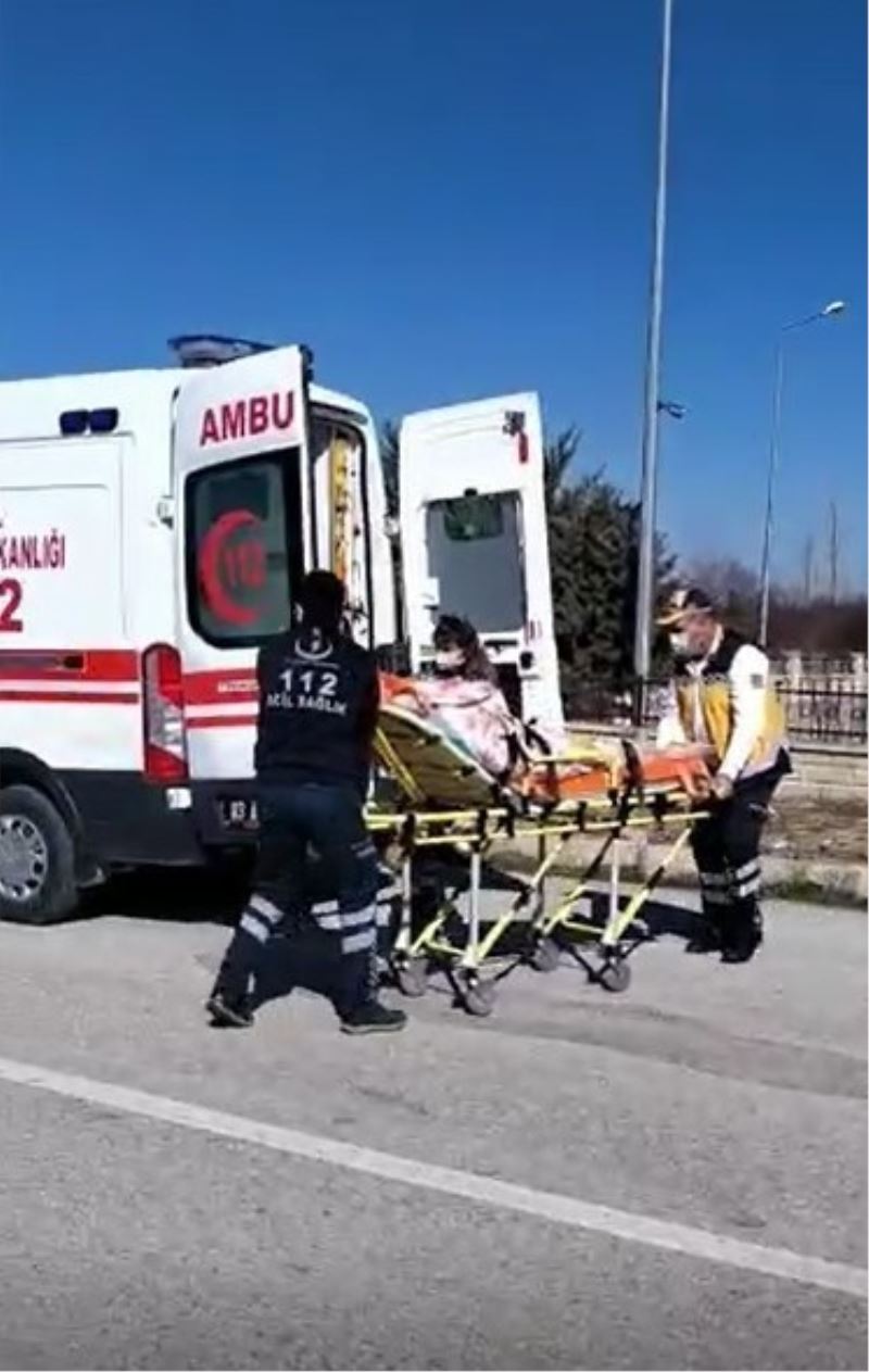 Hava ambulansı parmakları kangren olan yaşlı adam için havalandı
