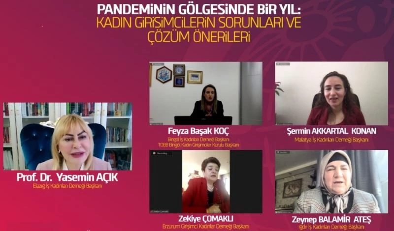 Kadın girişimcilerin sorunları panelle ele alındı

