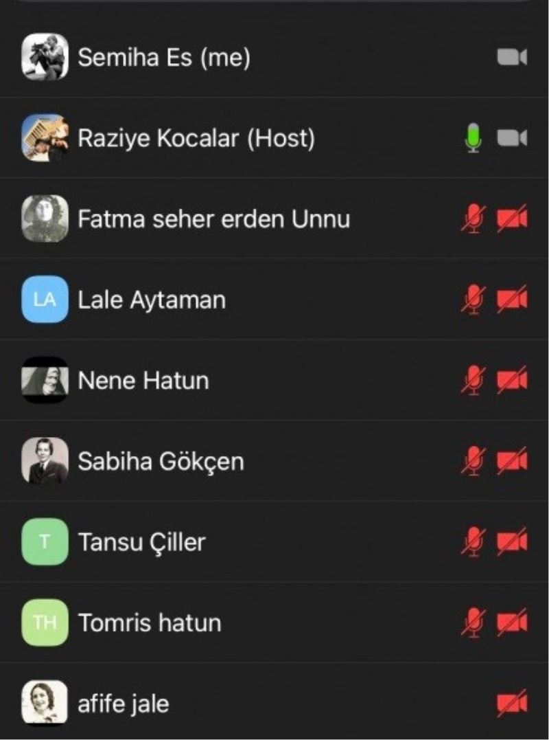 Öğrenciler önemli Türk kadınlarının yerine geçti
