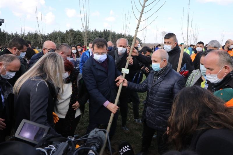 Başkan Akgün, 8 Mart Hatıra Ormanı’na ağaç dikti
