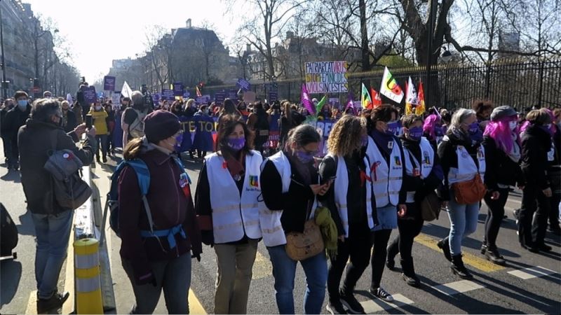 Fransa’da 8 Mart’ta kadınlardan grev
