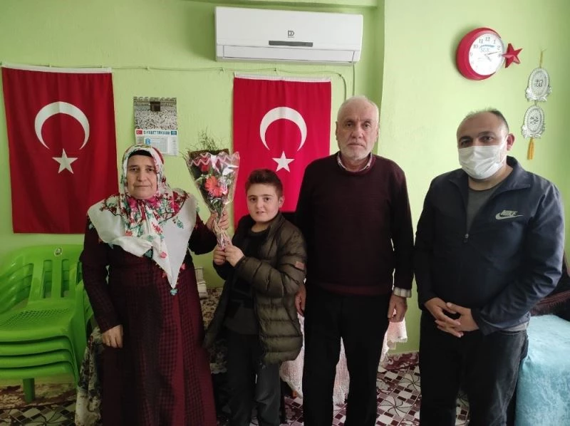 Şehit anneleri ve eşlerinin 8 Mart kadınlar günü kutlandı
