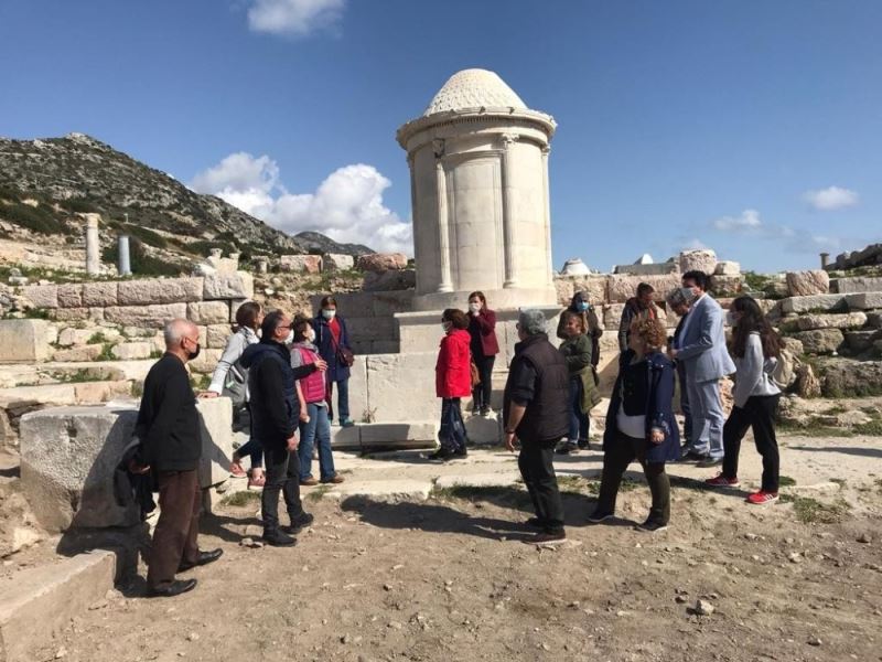 Knidos Antik Kenti’ni gezdiler
