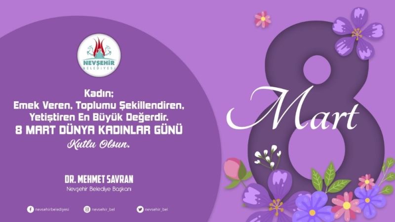 Başkan Savran’ın 8 Mart Dünya Kadınlar Günü mesajı
