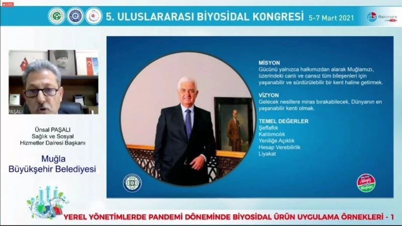 Büyükşehir 5’inci Uluslararası Biyosidal Kongresi’ne katıldı
