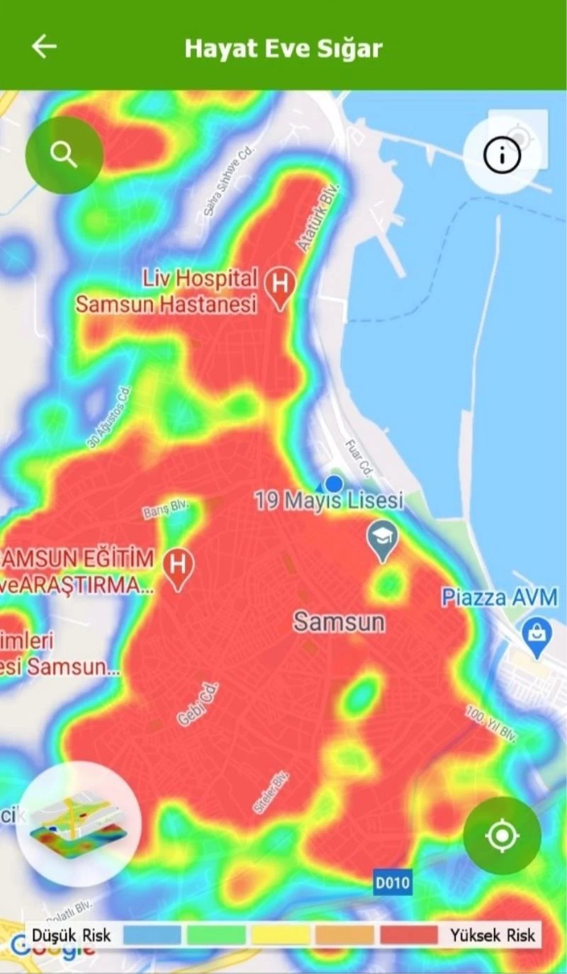 Haritadaki kırmızı alanlar 1 haftada pik yaptı
