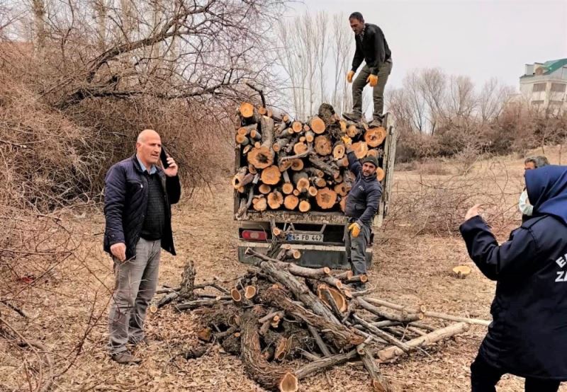 Edremit Belediyesinden izinsiz ağaç kesenlere ceza
