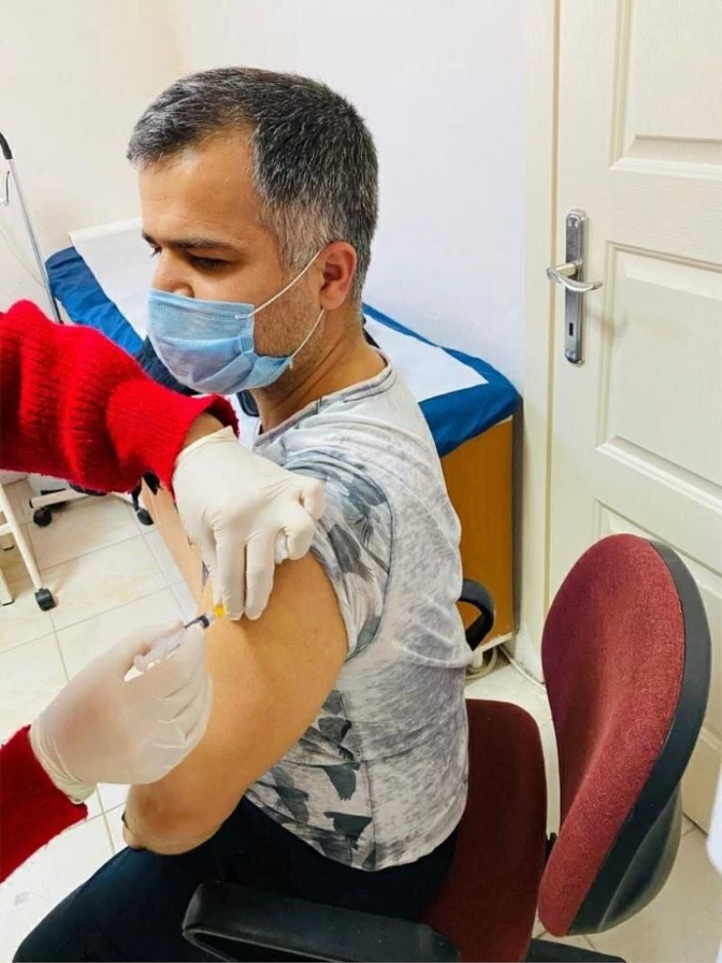 Aydın’da öğretmenler aşılanmaya devam ediyor
