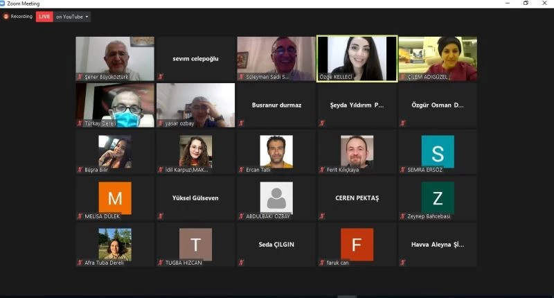 HKÜ’de salgın sürecindeki eğitim konuşuldu
