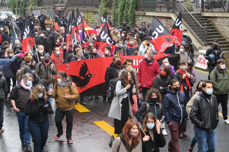 Paris’te ırkçılık ve aşırı sağ karşıtı protesto
