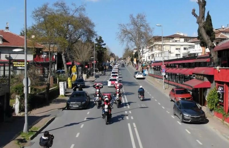 Bakırköy Emniyeti’nden Polis Haftası konvoyu

