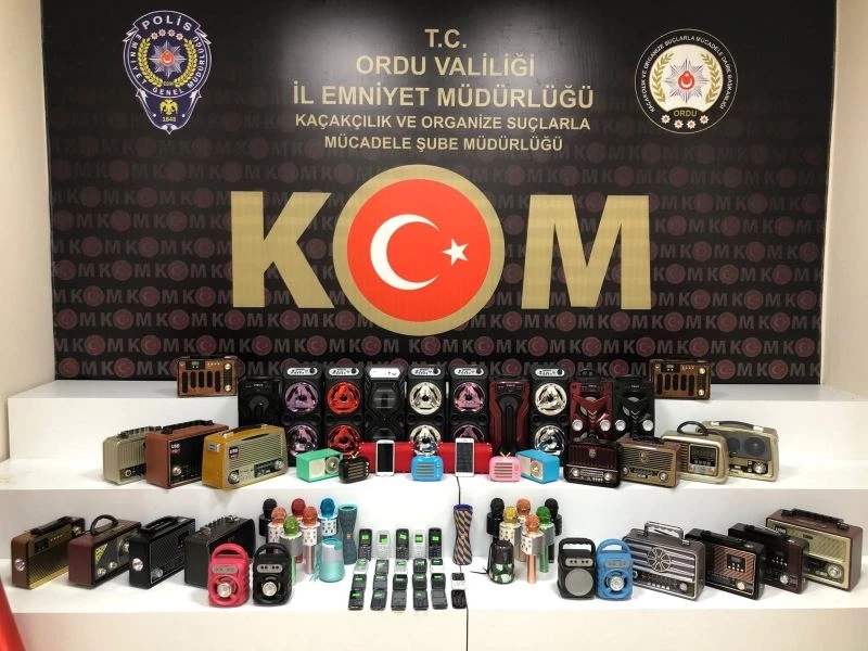 Ordu’da kaçak emtia operasyonu
