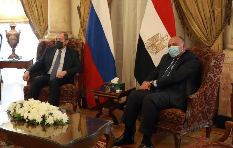 Rusya Dışişleri Bakanı Lavrov, Mısır Cumhurbaşkanı Es-Sisi ile görüştü
