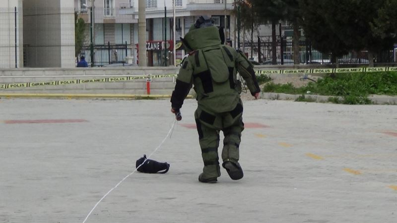 Burdur’da gerçeği aratmayan bomba imha tatbikatı
