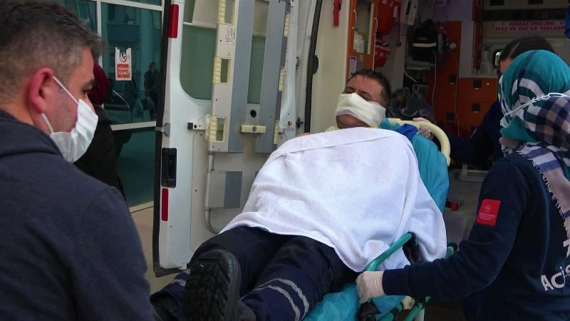 Hidrolik yağ kazanı patladı: 3 yaralı
