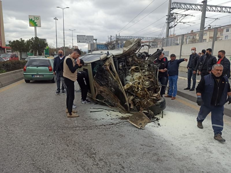 Başkent’te trafik kazası: 4 yaralı
