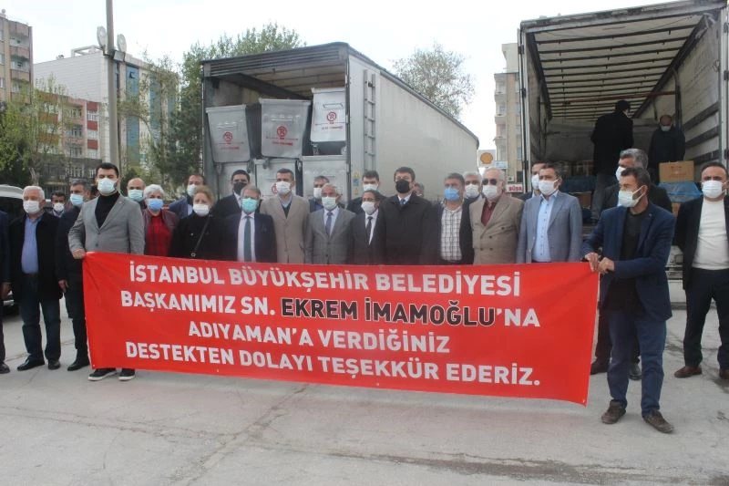 İmamoğlu’ndan Adıyaman’daki belediyelere destek

