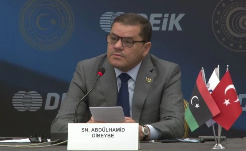 Libya Başbakanı Dibeyde Türk yatırımcılarla bir araya geldi
