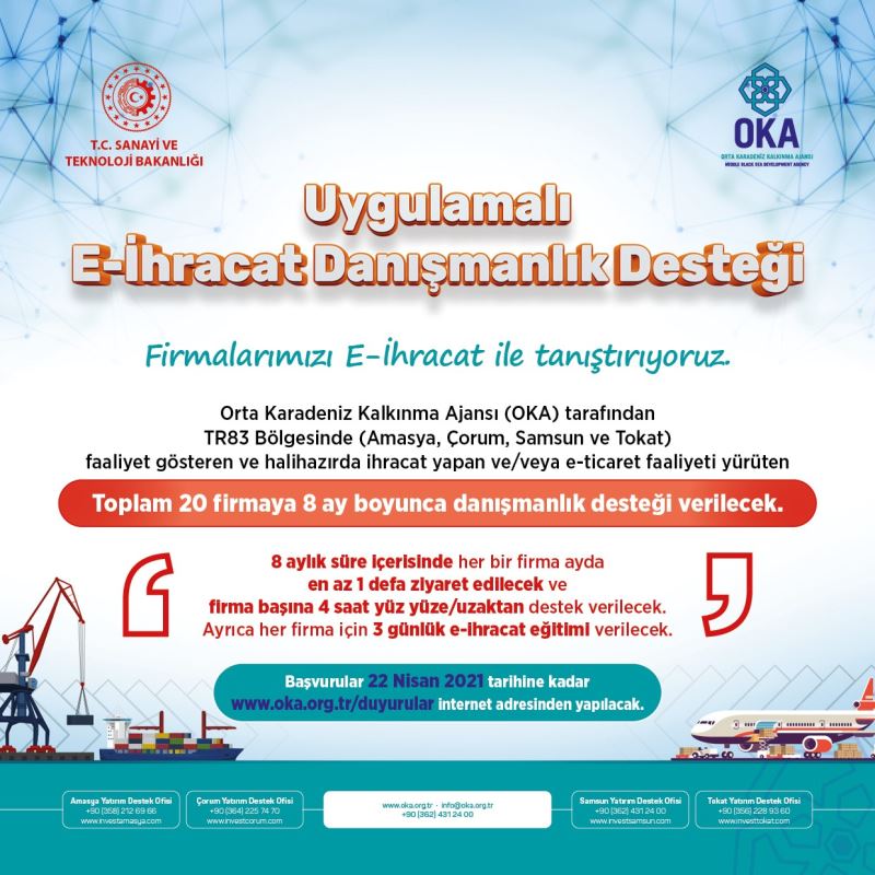 OKA uygulamalı e-ihracat danışmanlık desteği başvuruya açıldı

