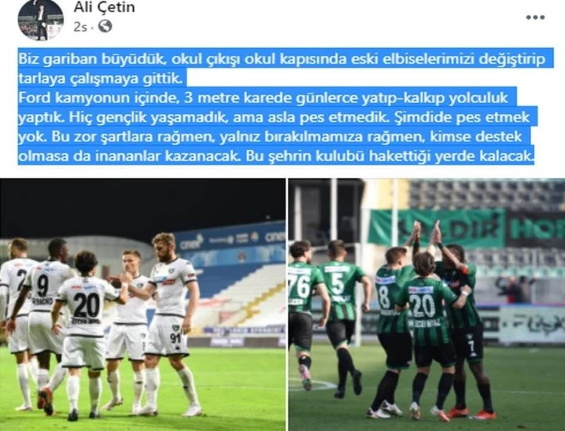 Denizlispor ligde kalma umudunu sürdürüyor

