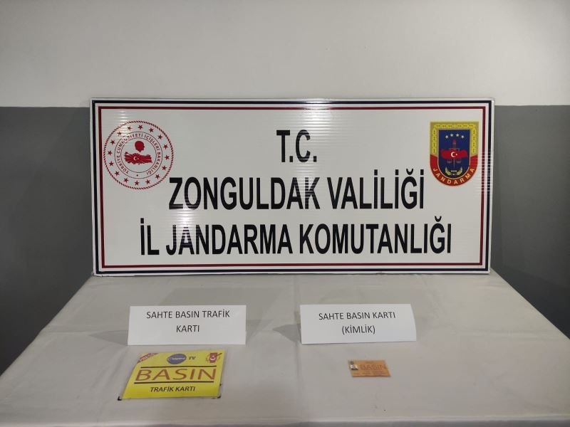 Zonguldak’ta sahte basın kartı kullanan kişi yakalandı
