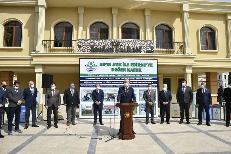 Edirne’de ‘Sıfır atık ile Edirne’ye değer kattık’ projesi hayata geçirildi
