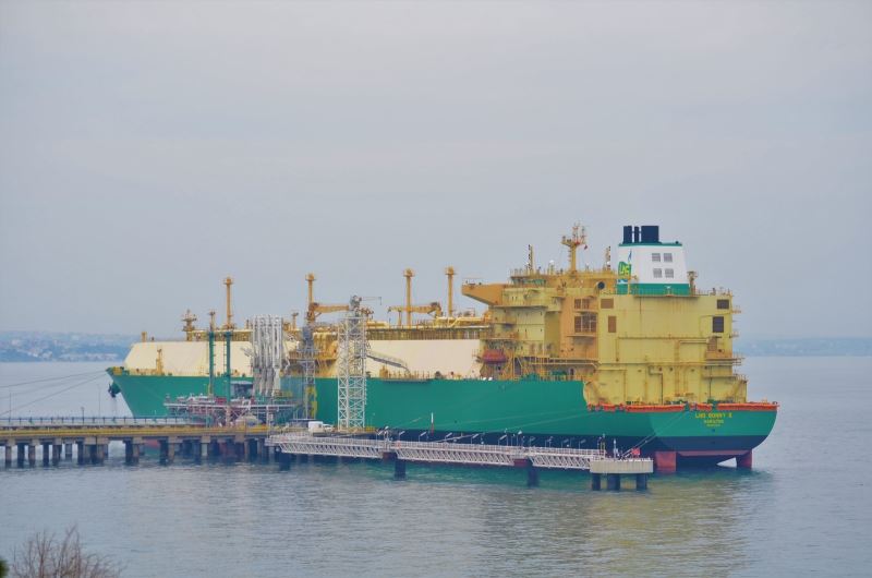 177 bin metreküplük sıvılaştırılmış doğalgaz gemisi Türkiye’den ayrıldı
