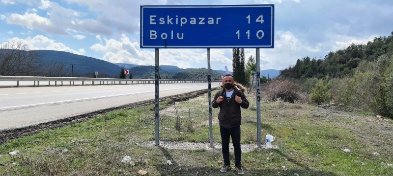 1 günlük evliliğin nafakaya mahkum ettiği genç 135 kilometre yürüyerek Karabük’e ulaştı
