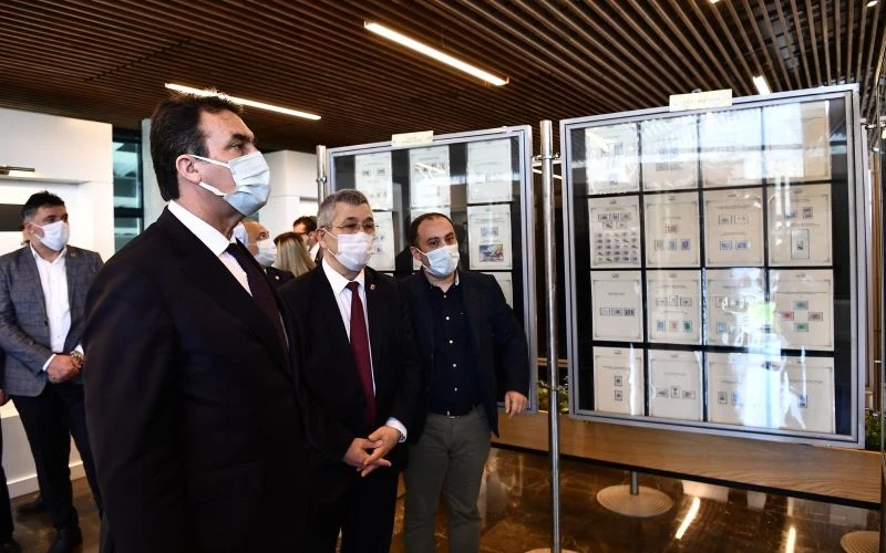 158 yıllık pul tarihi bu sergide
