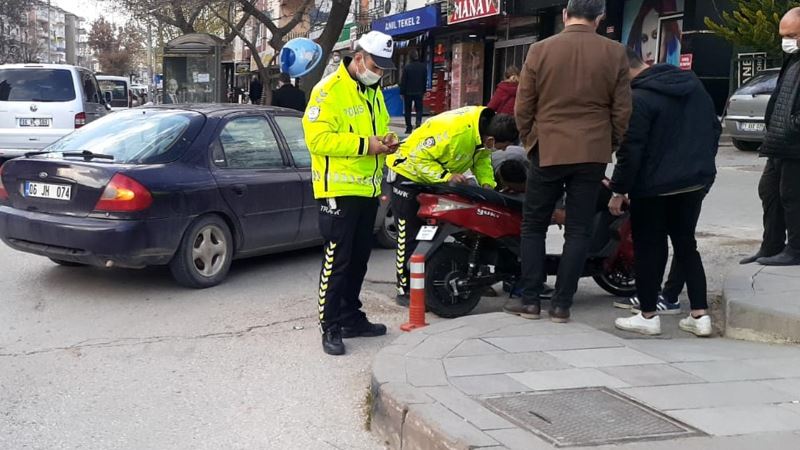 Kırıkkale’de motosiklet kazası: 1 yaralı

