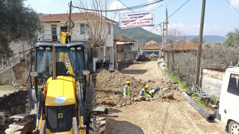 Aydın Büyükşehir Belediyesi tarımsal sulama yatırımlarını sürdürüyor
