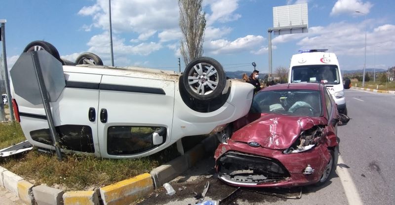 Aydın’da trafik kazası; 3 yaralı

