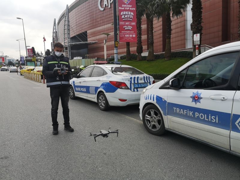 İstanbul’da drone destekli trafik denetimi
