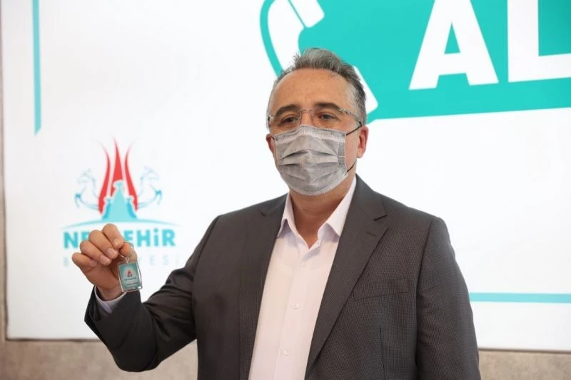 Nevşehir Belediyesinden vatandaşlara HES kodlu anahtarlık
