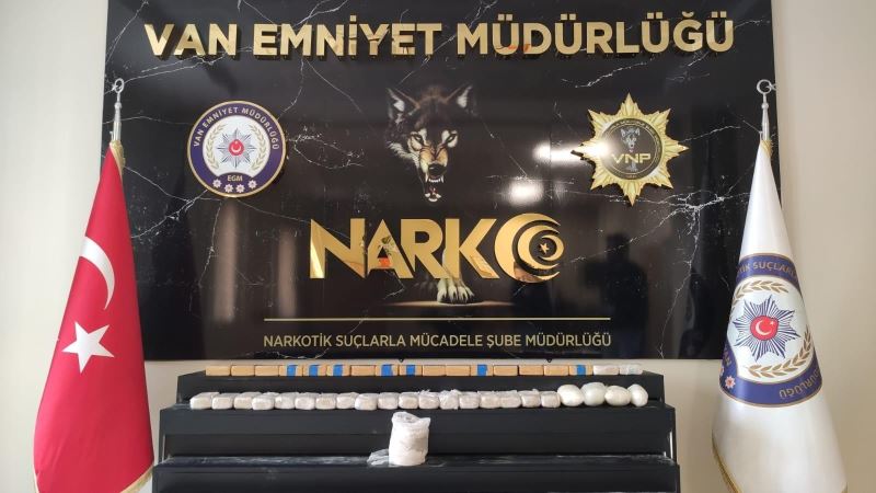 Van’da 20 kilo 485 gram uyuşturucu ele geçirildi
