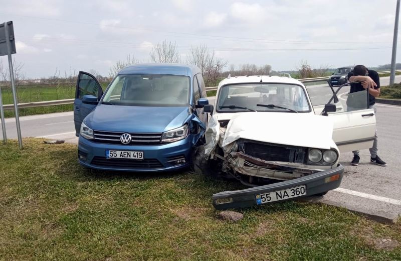 Samsun’da trafik kazası: 1 yaralı
