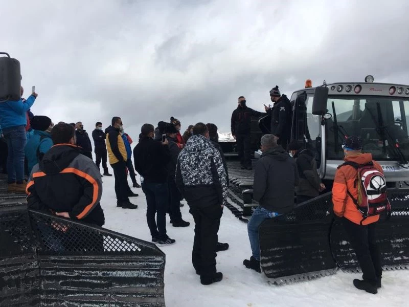 Snowtrack eğitim kursu Erzincan’da yapıldı
