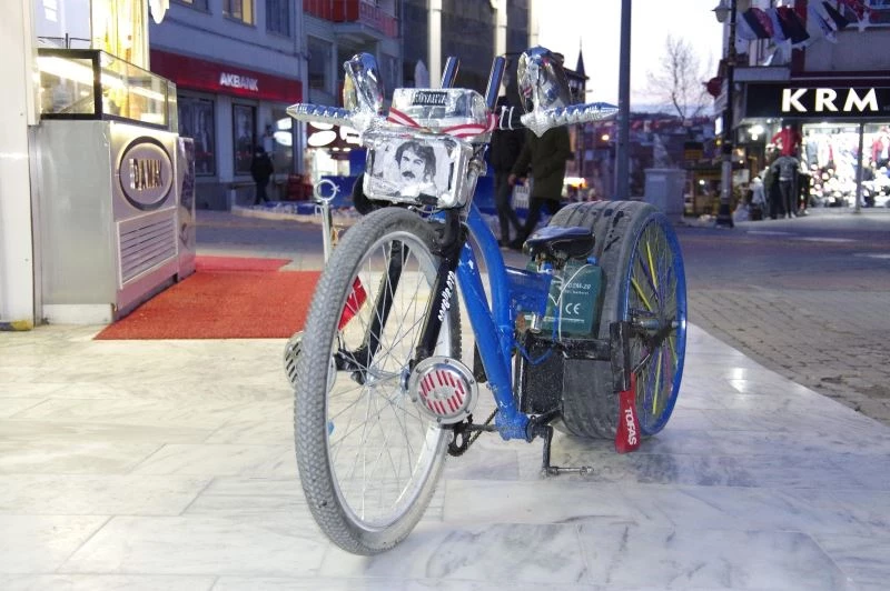 Pandemi dönemini modifiyeli bisiklet üreterek değerlendiriyor
