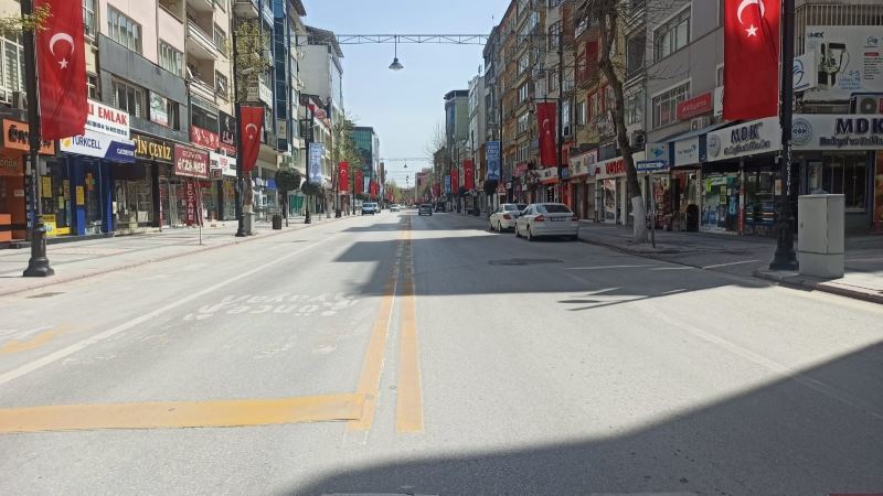 Malatya’da hafta sonu sokaklar boş kaldı
