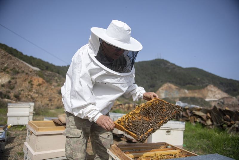 Mersin’de 708 arı yetiştiricisine belediyeden ekipman desteği
