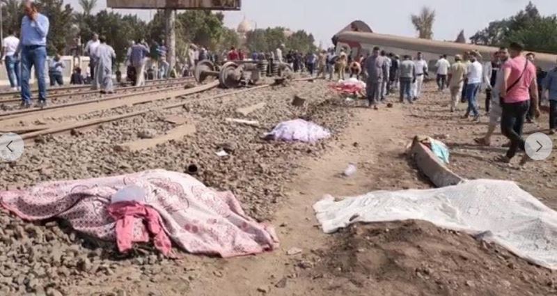 Mısır’da tren faciası: 8 ölü, 97 yaralı