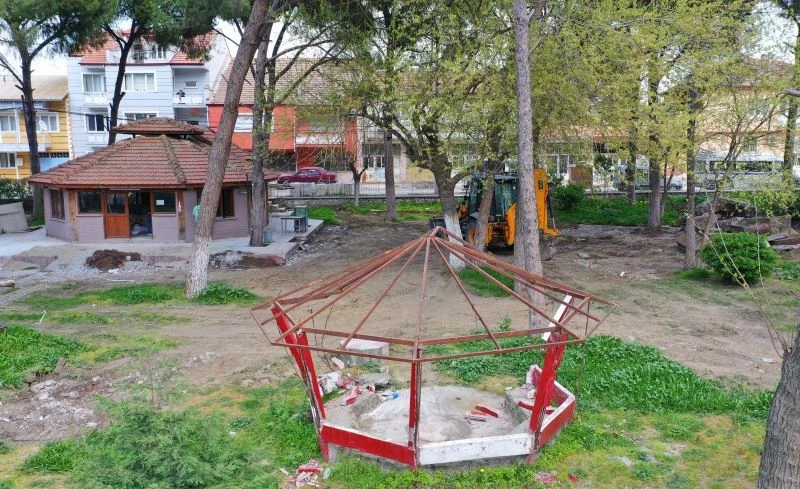 Mütevelli’deki park ve kafeterya yenileniyor
