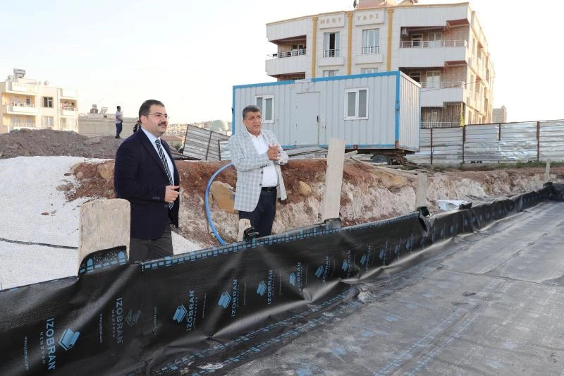 Haliliye’deki spor kompleksinde hummalı çalışma
