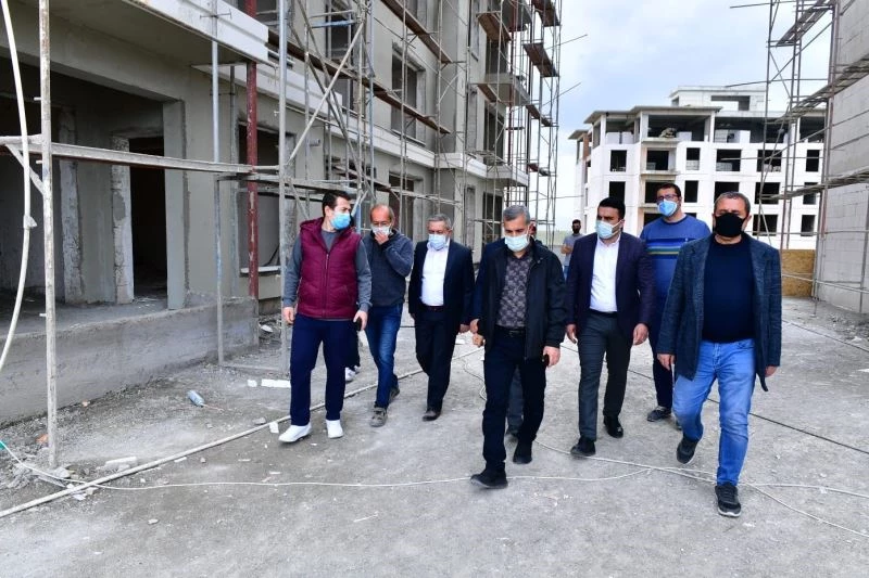 Yeşil Topsöğüt Konutları hızla yükseliyor
