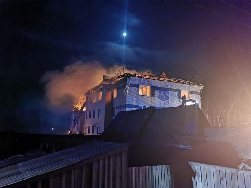 Rusya’da doğal gaz patlaması: 4 dairenin duvarları yıkıldı
